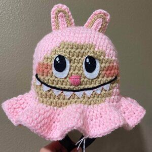 Pink Labubu Bucket Hat